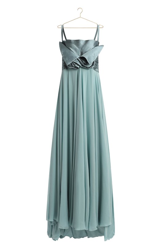 Шелковое платье | Elie Saab | Голубой - 1