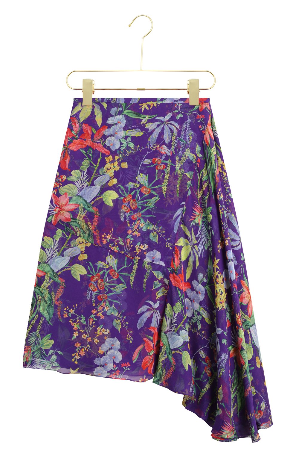 Шелковая юбка | Rochas | Фиолетовый - 1
