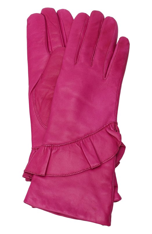 Кожаные перчатки | Diane Von Furstenberg | Розовый - 1