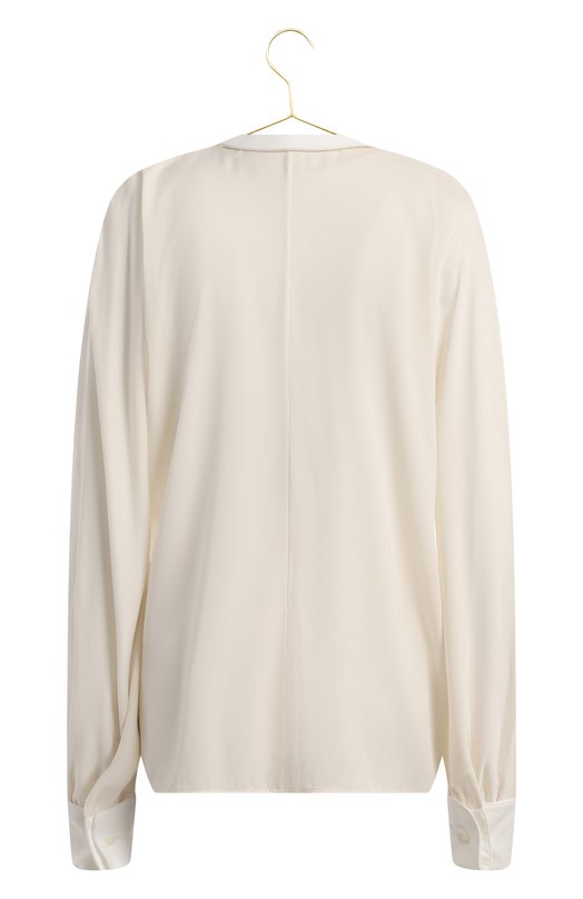 Шелковая рубашка | Dolce & Gabbana | Кремовый - 2