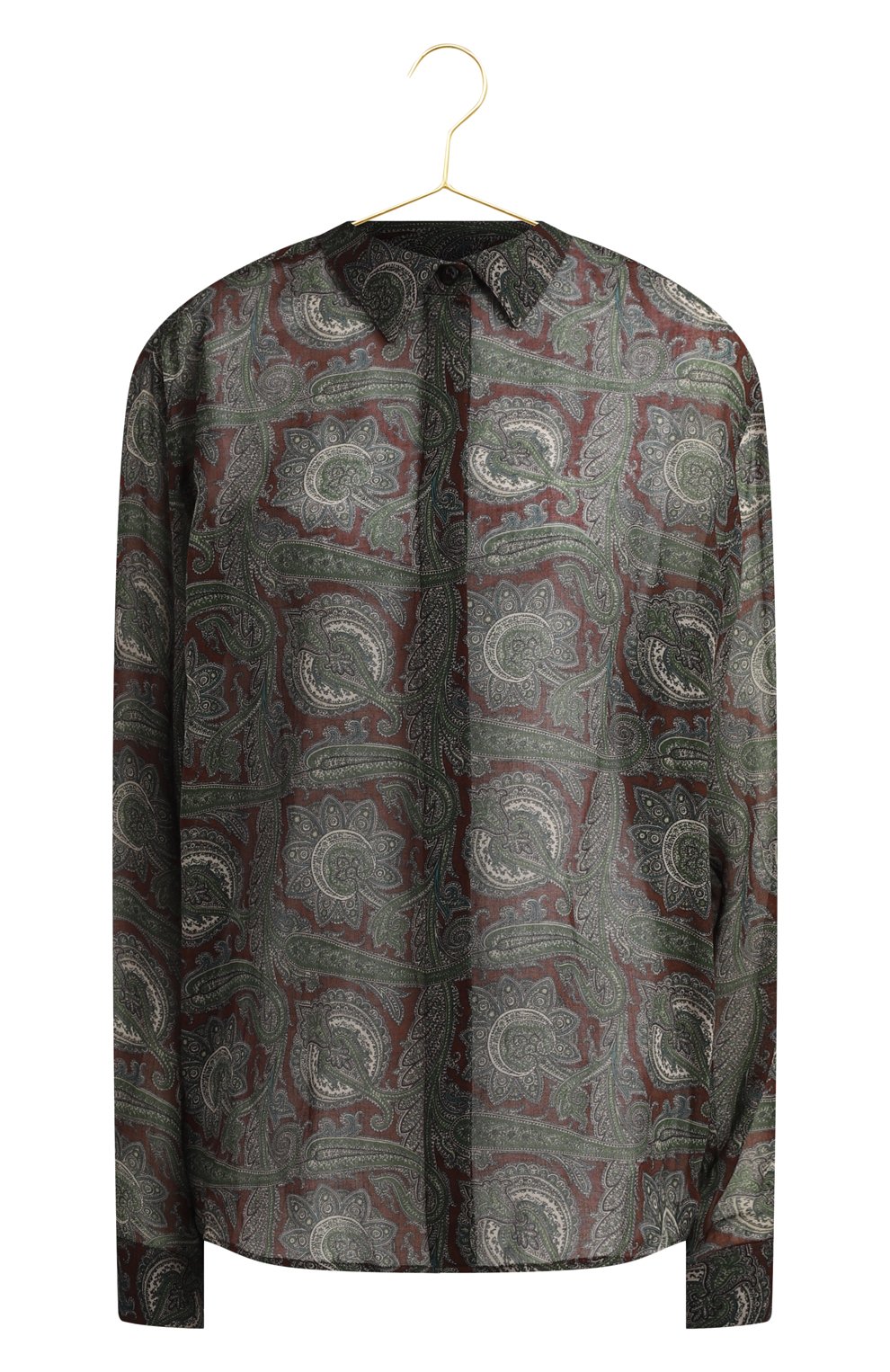 Шерстяная блузка | Saint Laurent | Зелёный - 1