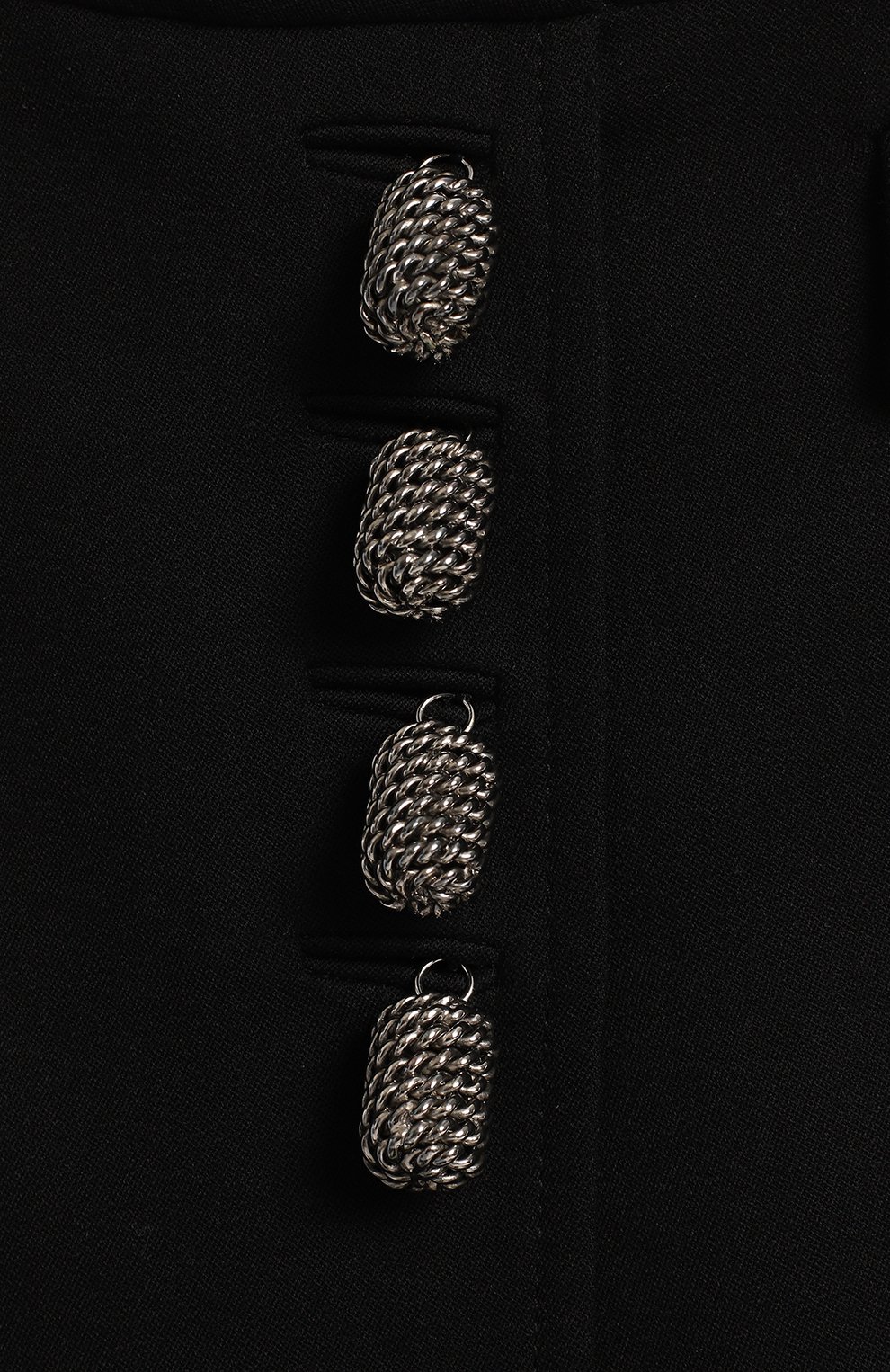 Шерстяная юбка | Louis Vuitton | Чёрный - 3