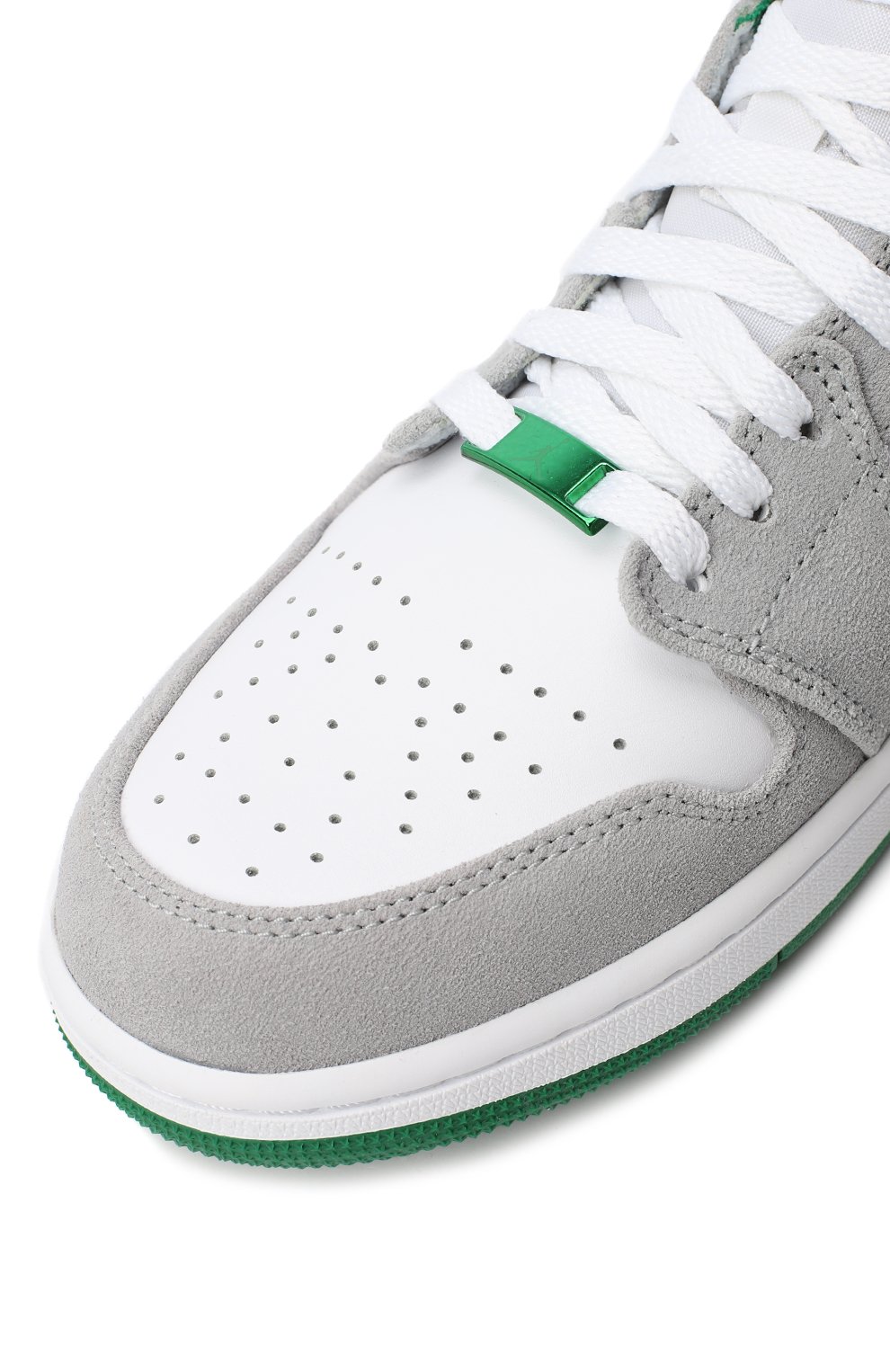 Кеды Air Jordan 1 Mid SE "White Pine Green Smoke Grey" | Nike | Разноцветный - 8