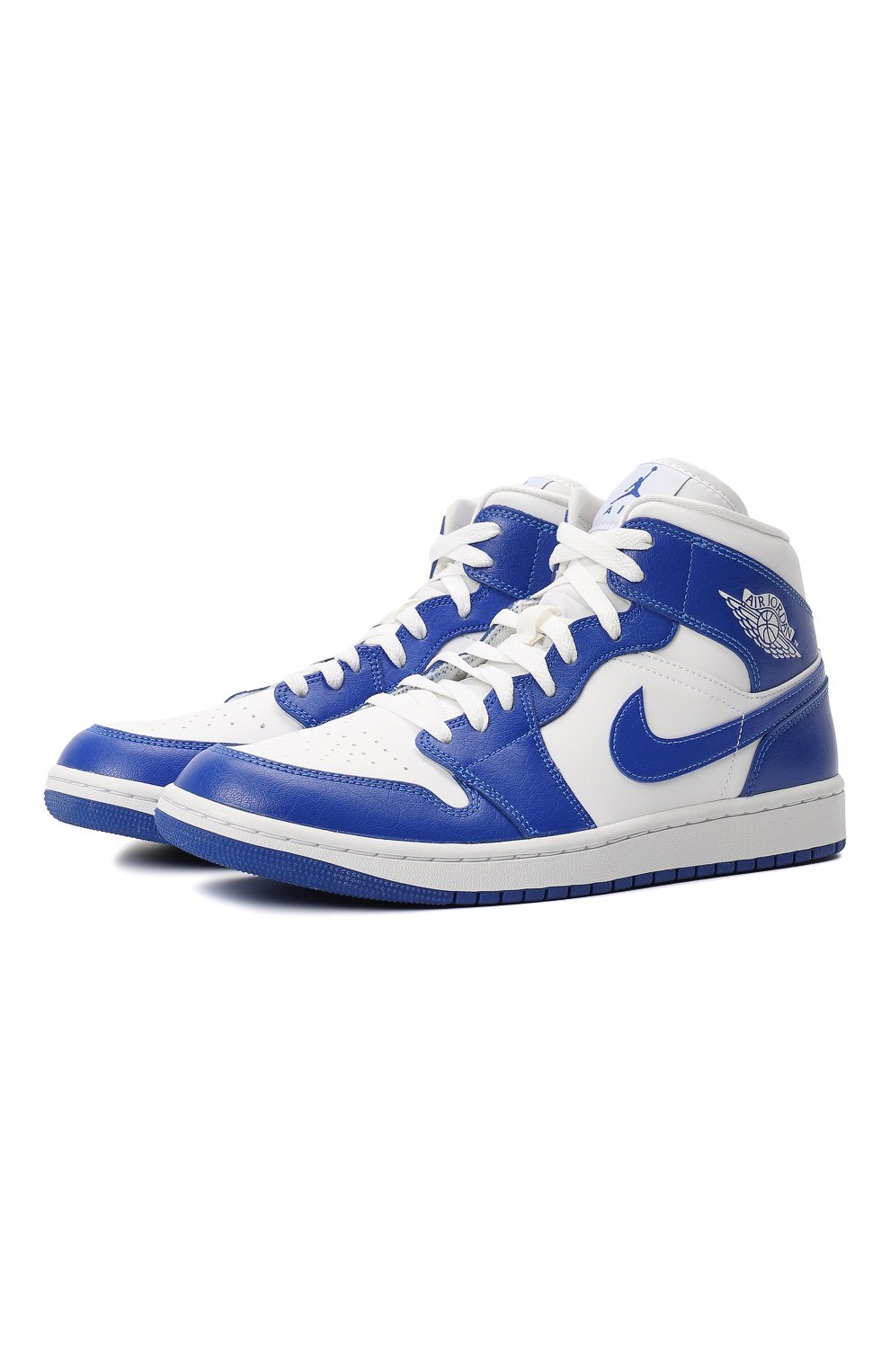 Кеды Air Jordan 1 Mid Kentucky Blue | Nike | Синий - 1