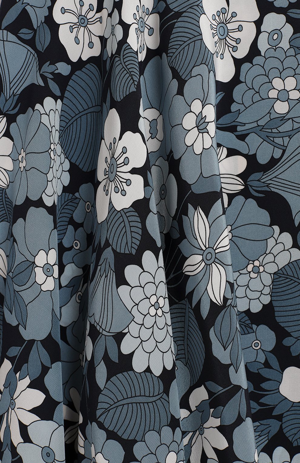 Шелковая юбка | Michael Kors Collection | Голубой - 3