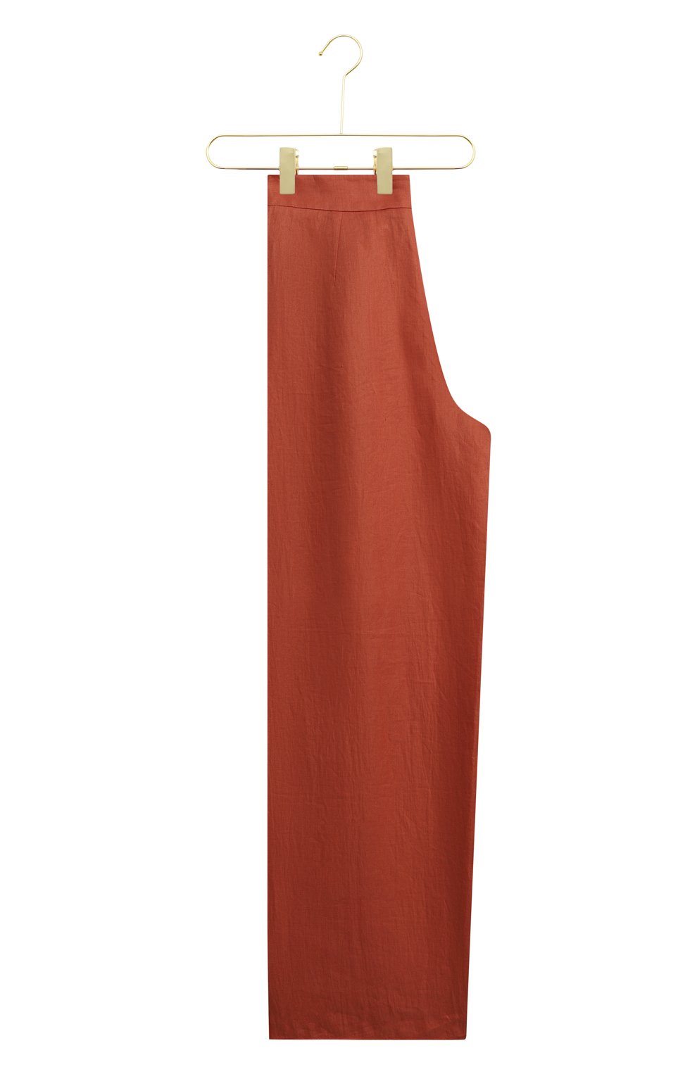 Льняные брюки | Emporio Armani | Оранжевый - 2