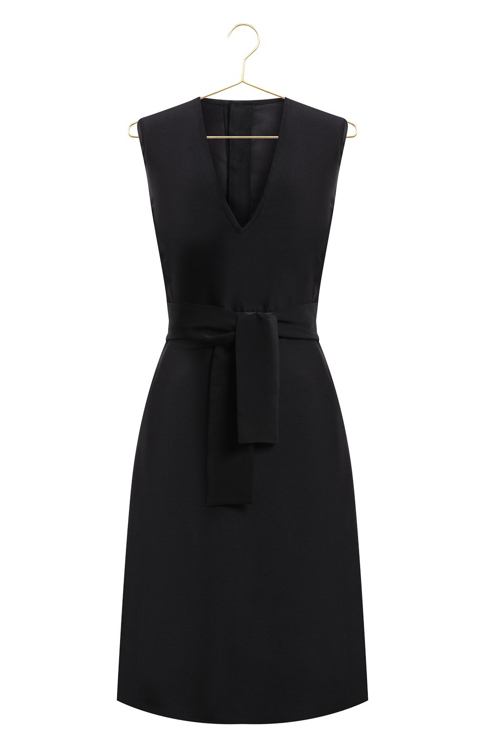 Платье из шерсти и шелка | Bottega Veneta | Чёрный - 1