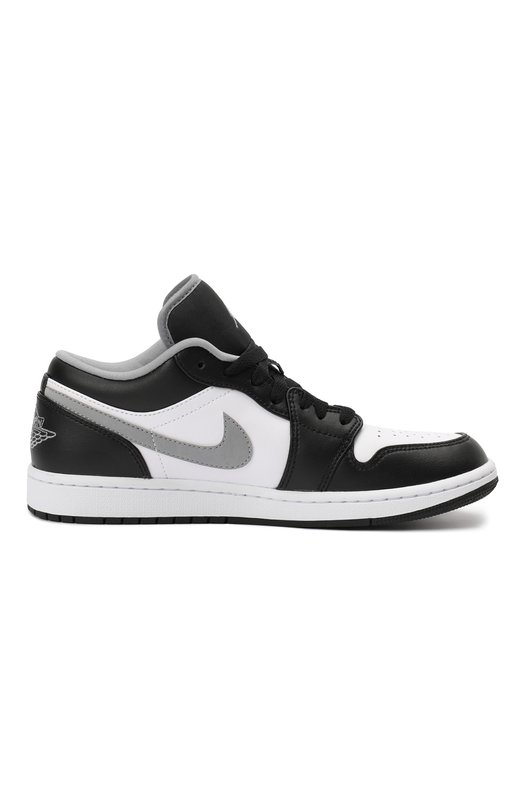 Кеды Air Jordan 1 Low "Black White Grey" | Nike | Чёрно-белый - 7