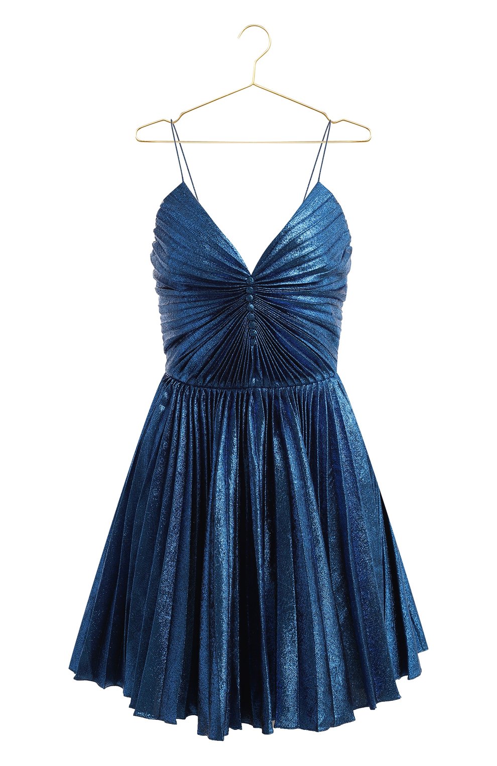 Шелковое платье | Saint Laurent | Синий - 1