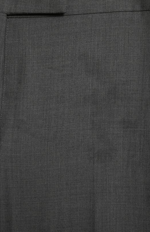 Шерстяные брюки | Thom Browne | Серый - 4