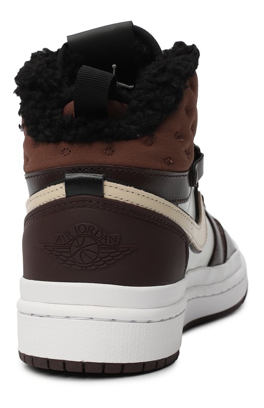 Кеды Air Jordan 1 Acclimate Fur Brown Basalt | Nike | Коричневый - 9