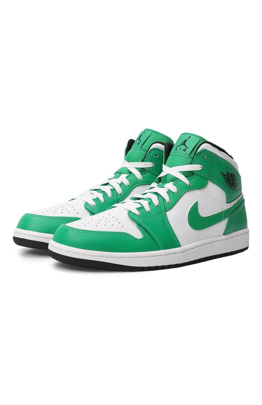 Кеды Air Jordan 1 Mid GS "Lucky Green" | Nike | Зелёный - 1