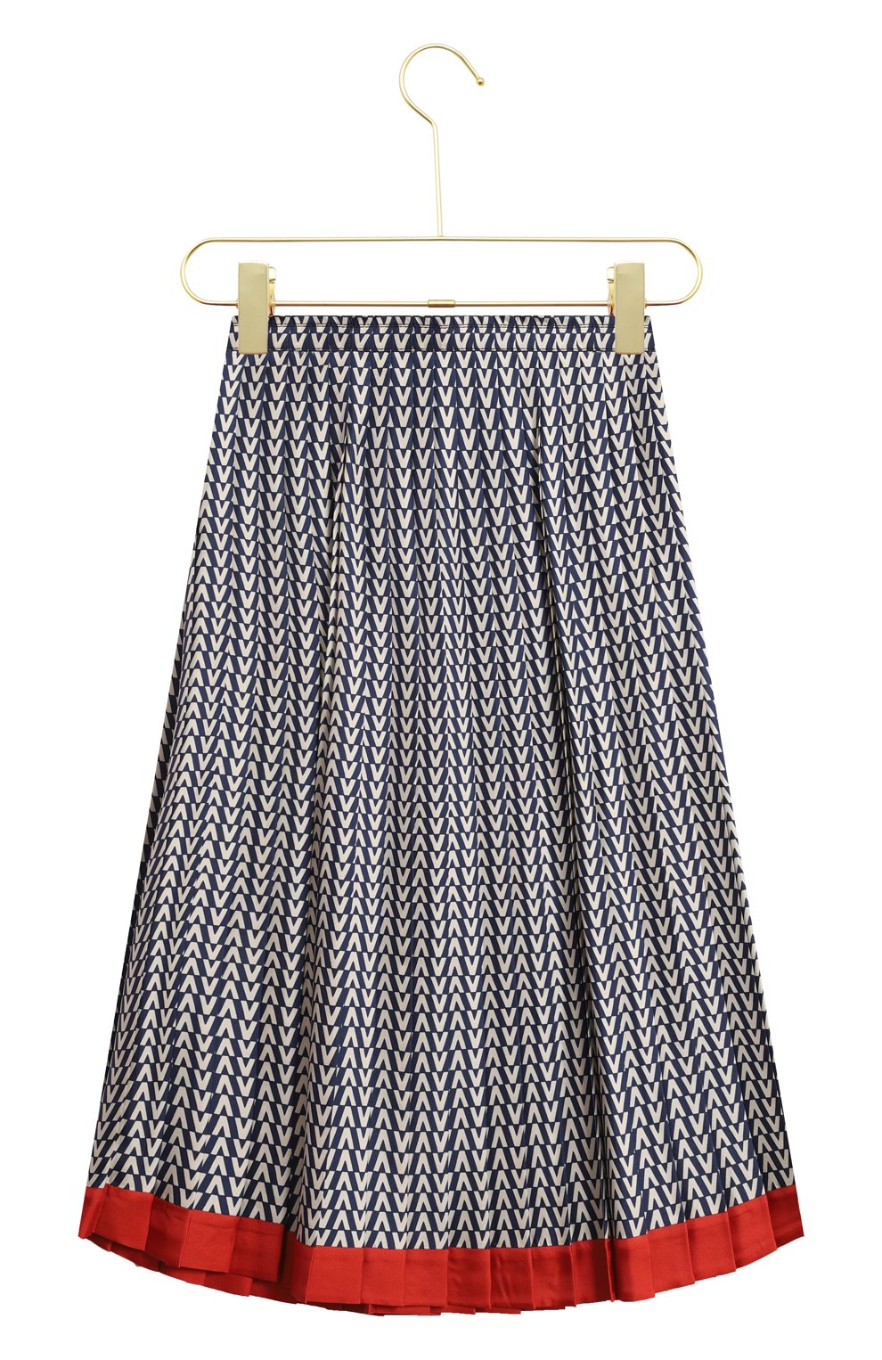 Шелковая юбка | Valentino | Синий - 2
