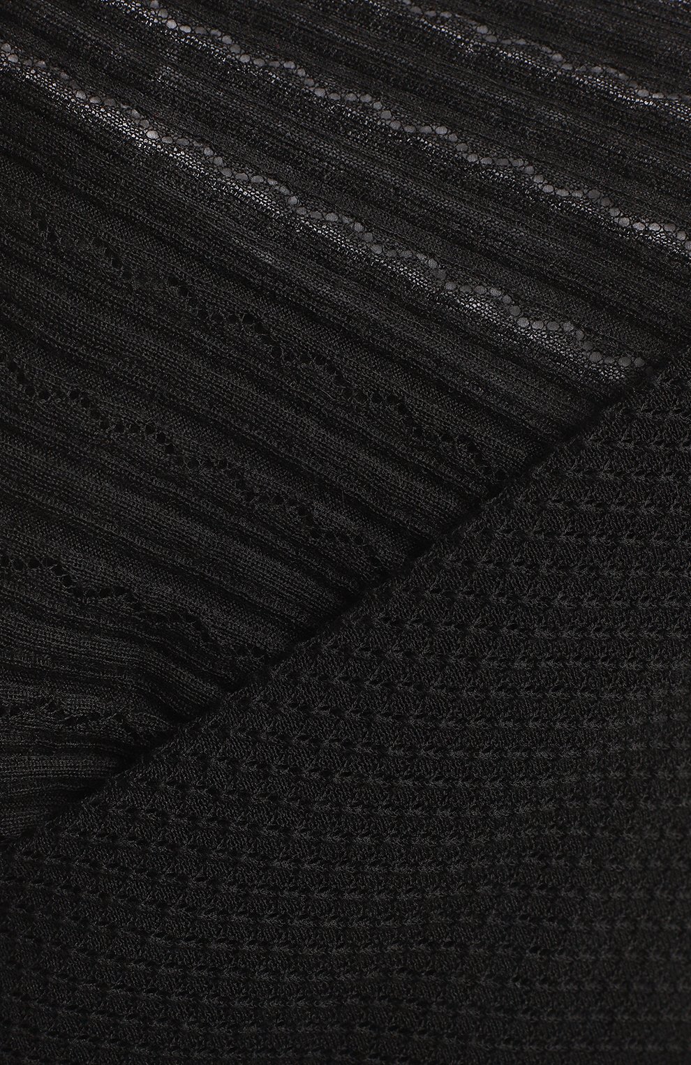Платье из кашемира и хлопка | Louis Vuitton | Чёрный - 3