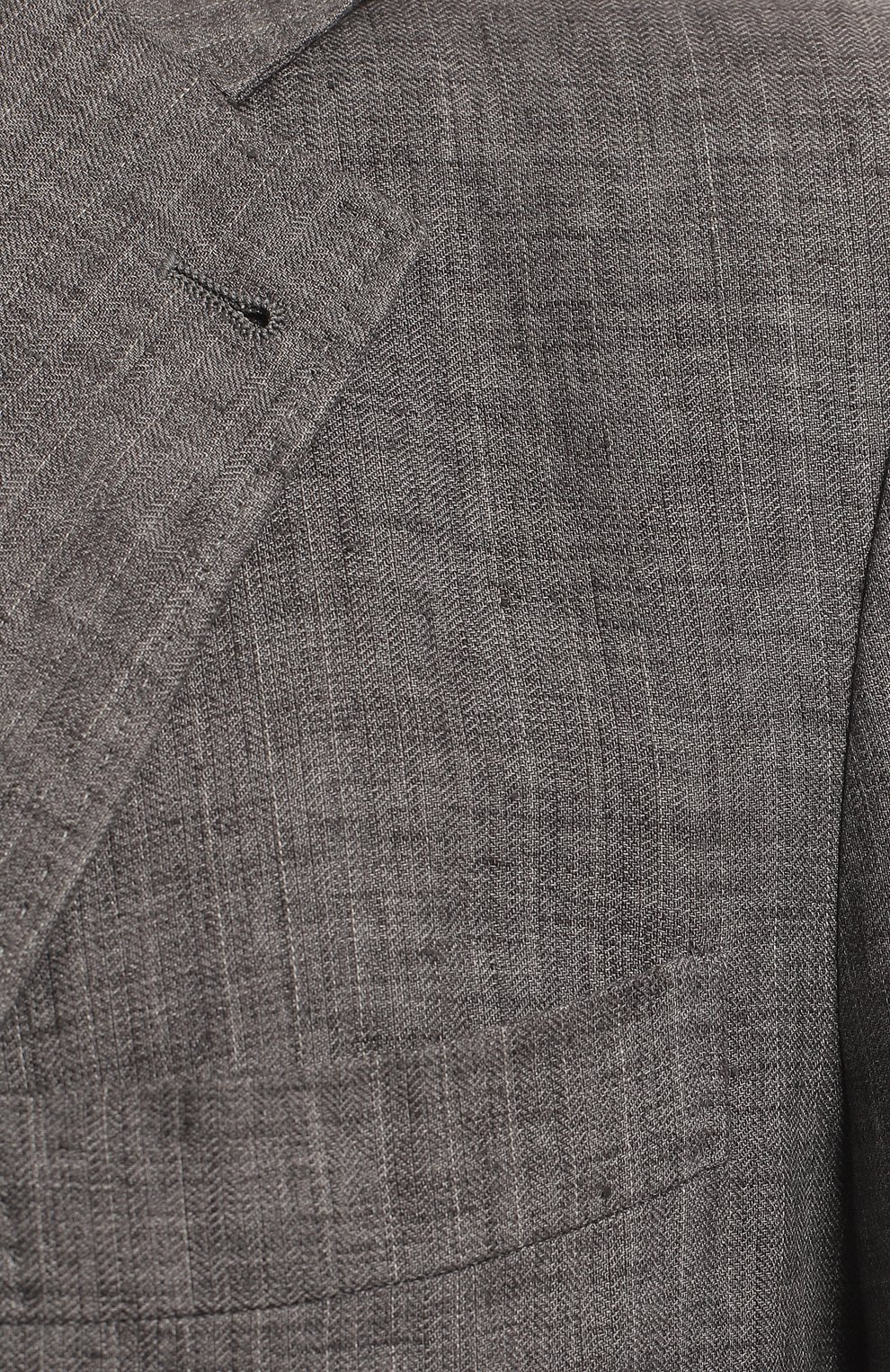 Пиджак из льна | Brunello Cucinelli | Серый - 3