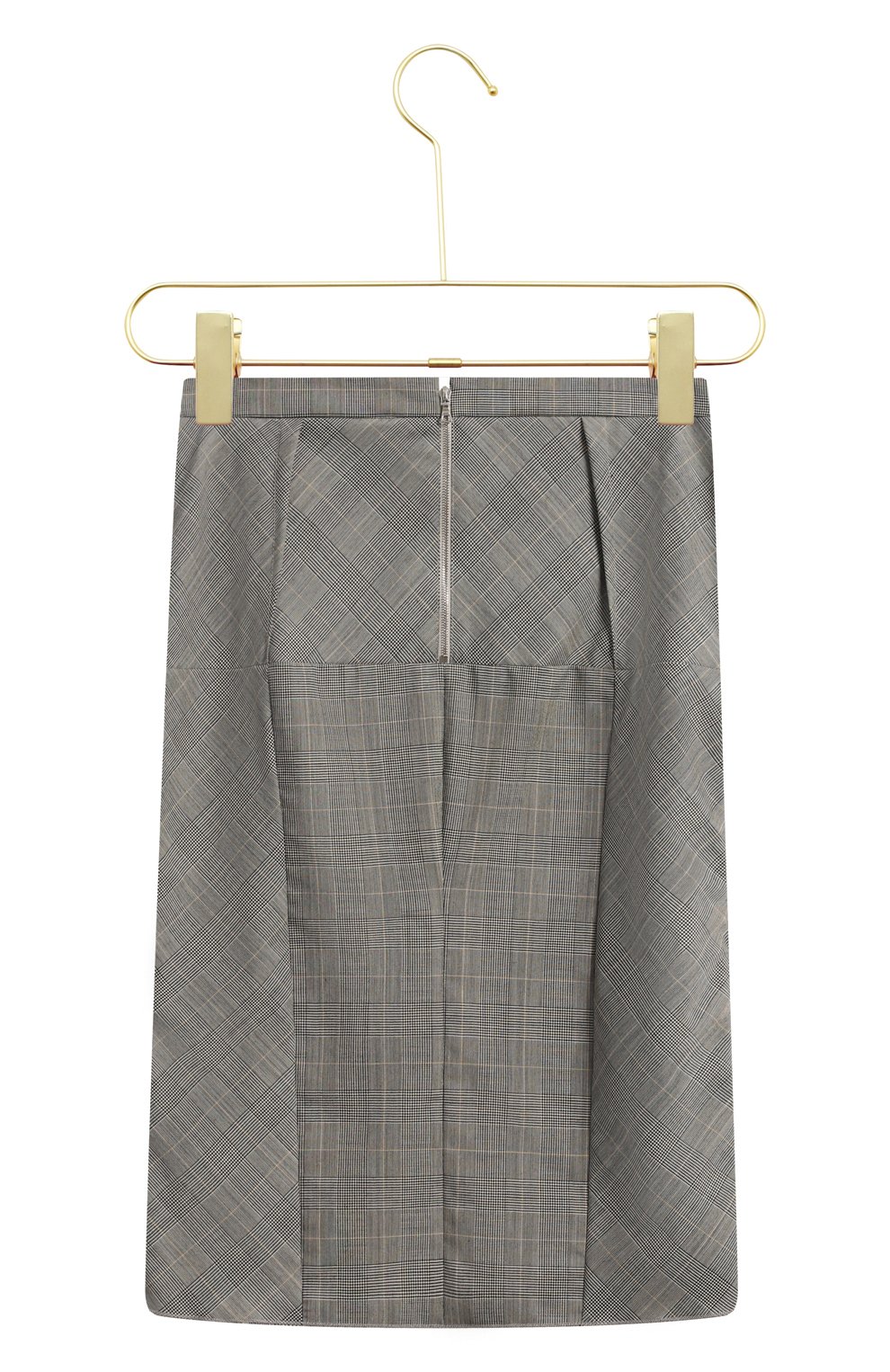 Шерстяная юбка | Nina Ricci | Серый - 2