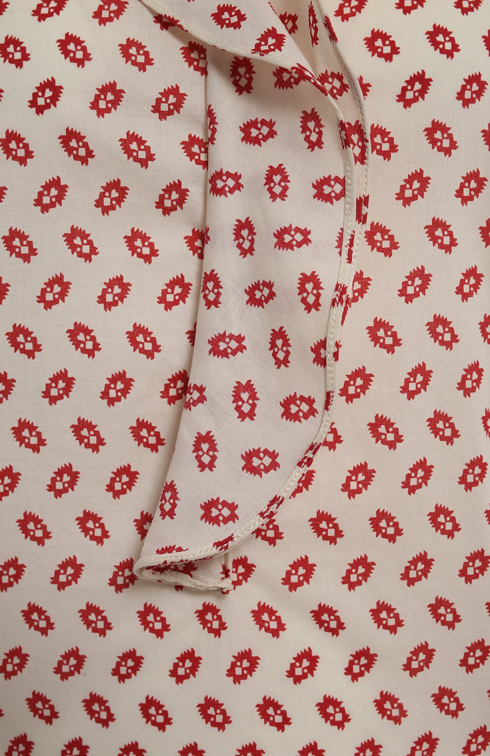 Хлопковая блузка | Marni | Красный - 3