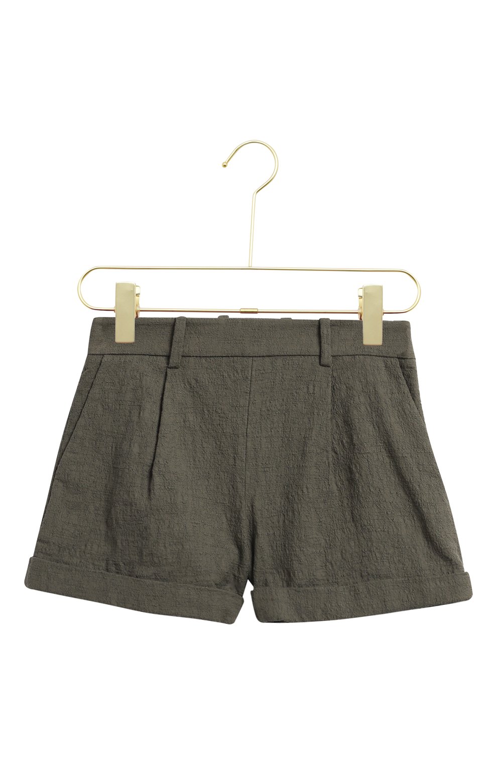 Хлопковые шорты | Diane Von Furstenberg | Хаки - 1
