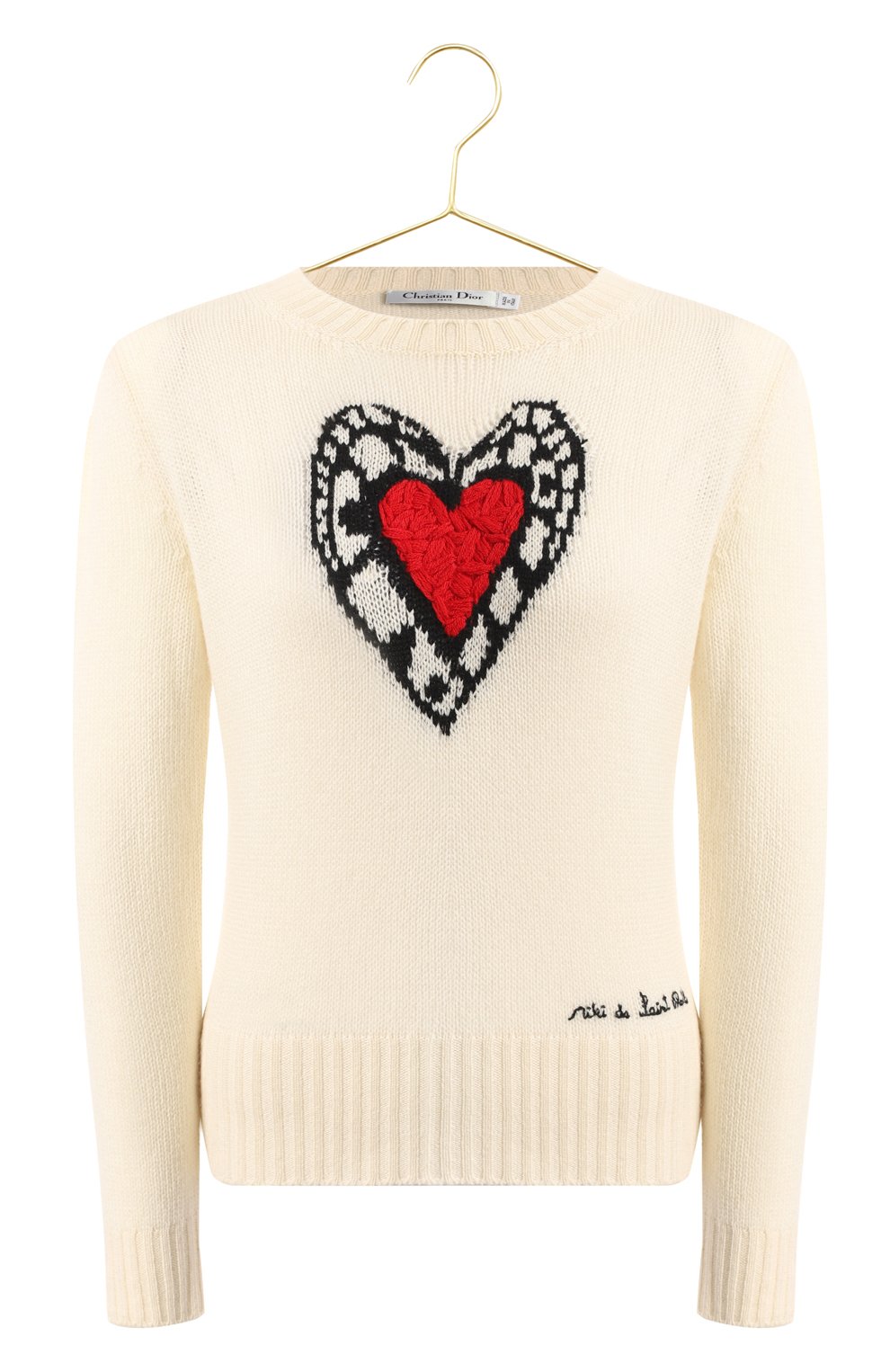 Кашемировый пуловер | Dior | Кремовый - 1