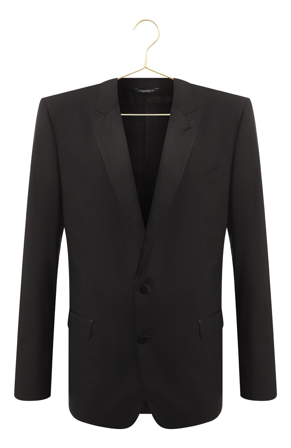 Пиджак из шерсти и шелка | Dolce & Gabbana | Чёрный - 1