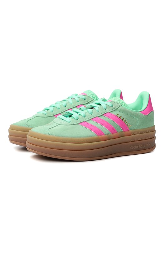 Green and cheap pink adidas