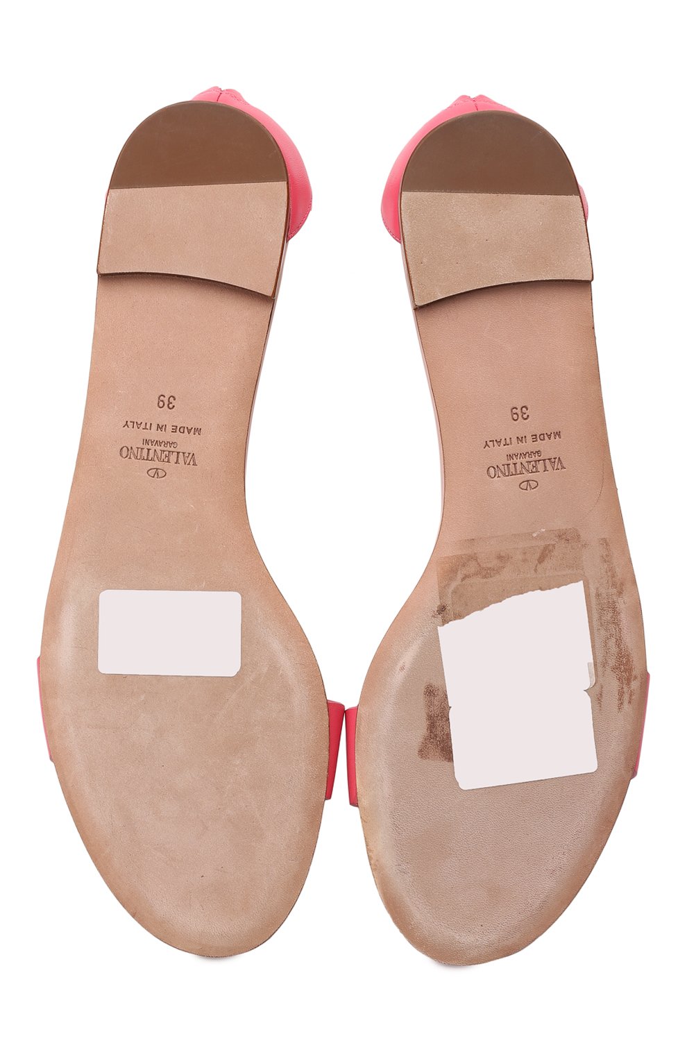Кожаные сандалии | Valentino | Розовый - 4