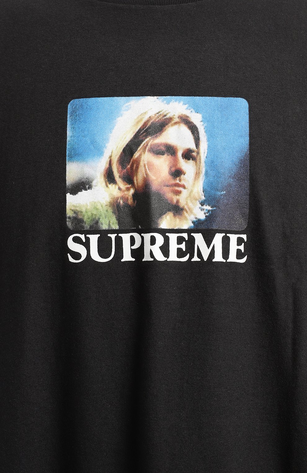 Хлопковая футболка | Supreme | Чёрный - 3
