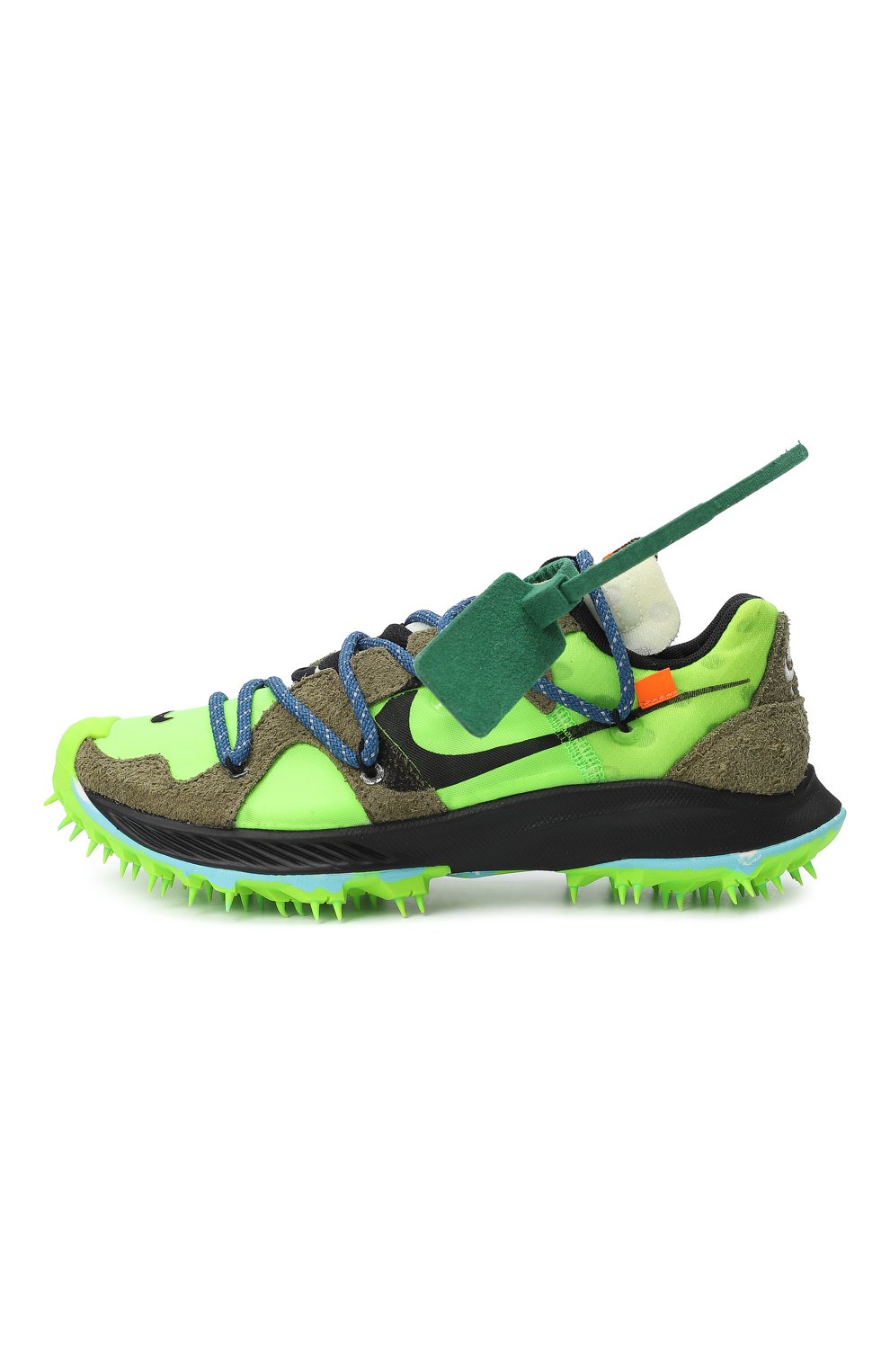 Кроссовки Off-White x Nike Zoom Terra Kiger 5 Electric Green | Nike | Зелёный - 4