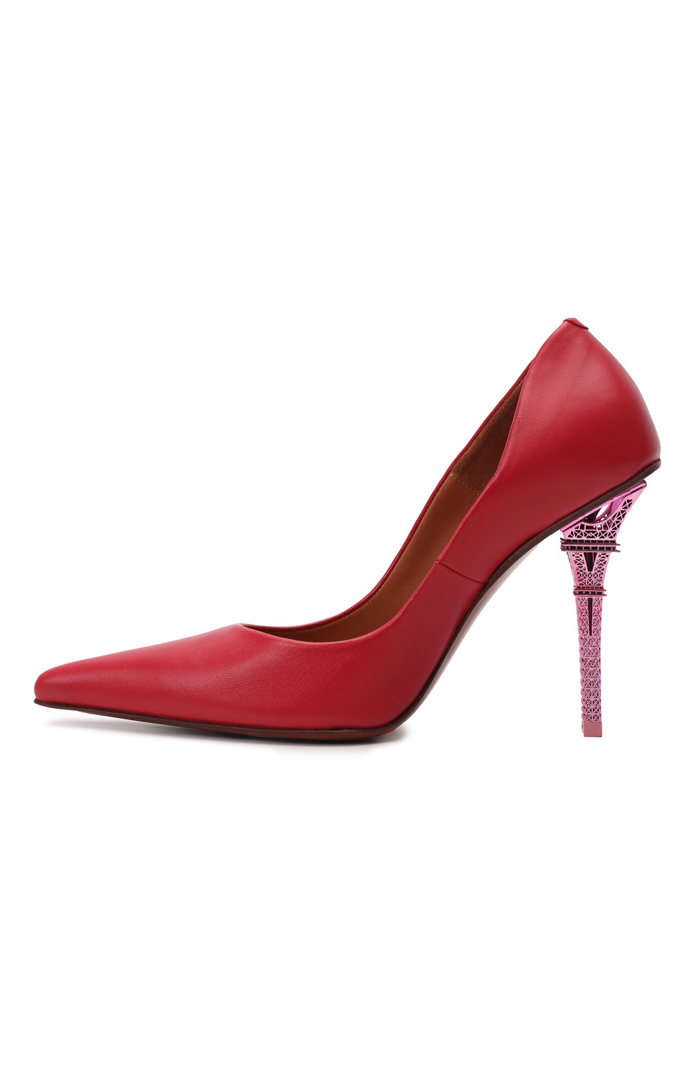 Кожаные туфли | Vetements | Красный - 6