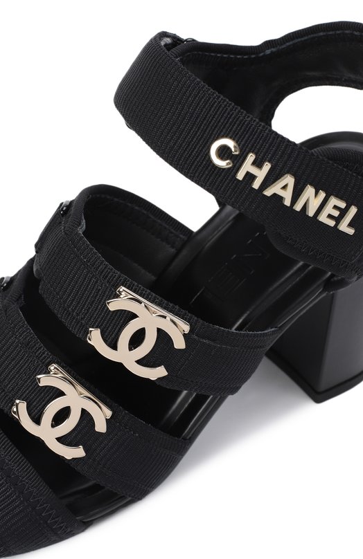 Босоножки | Chanel | Чёрный - 8