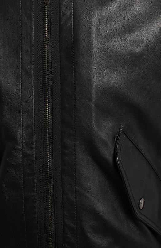 Кожаная куртка | Dolce & Gabbana | Чёрный - 3