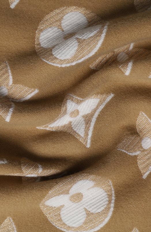 Шерстяной шарф LV Essential Shine | Louis Vuitton | Бежевый - 2