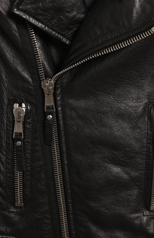 Кожаная куртка | Balenciaga | Чёрный - 3