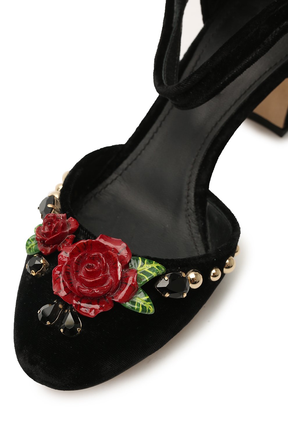 Текстильные туфли Vally | Dolce & Gabbana | Чёрный - 9