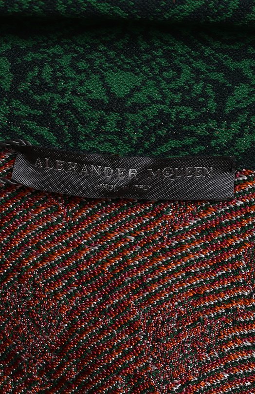 Юбка из шелка и вискозы | Alexander McQueen | Разноцветный - 4