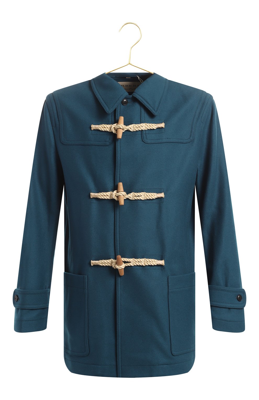 Пальто из шерсти и кашемира | Burberry | Синий - 1