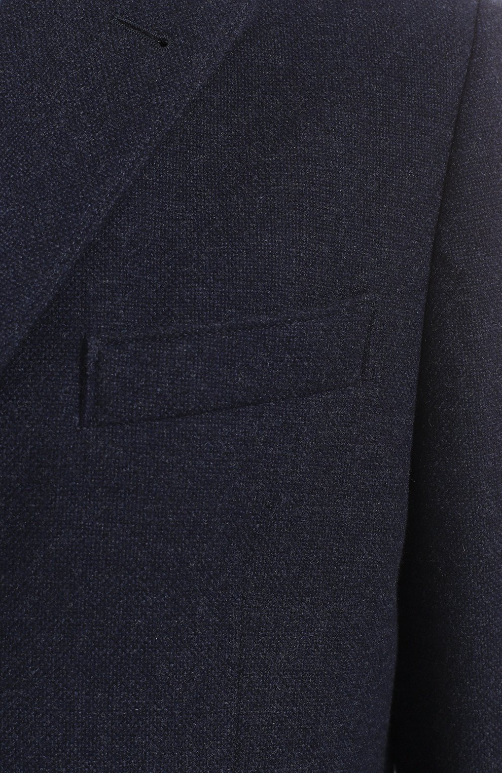 Пальто из кашемира и шерсти | Loro Piana | Синий - 3