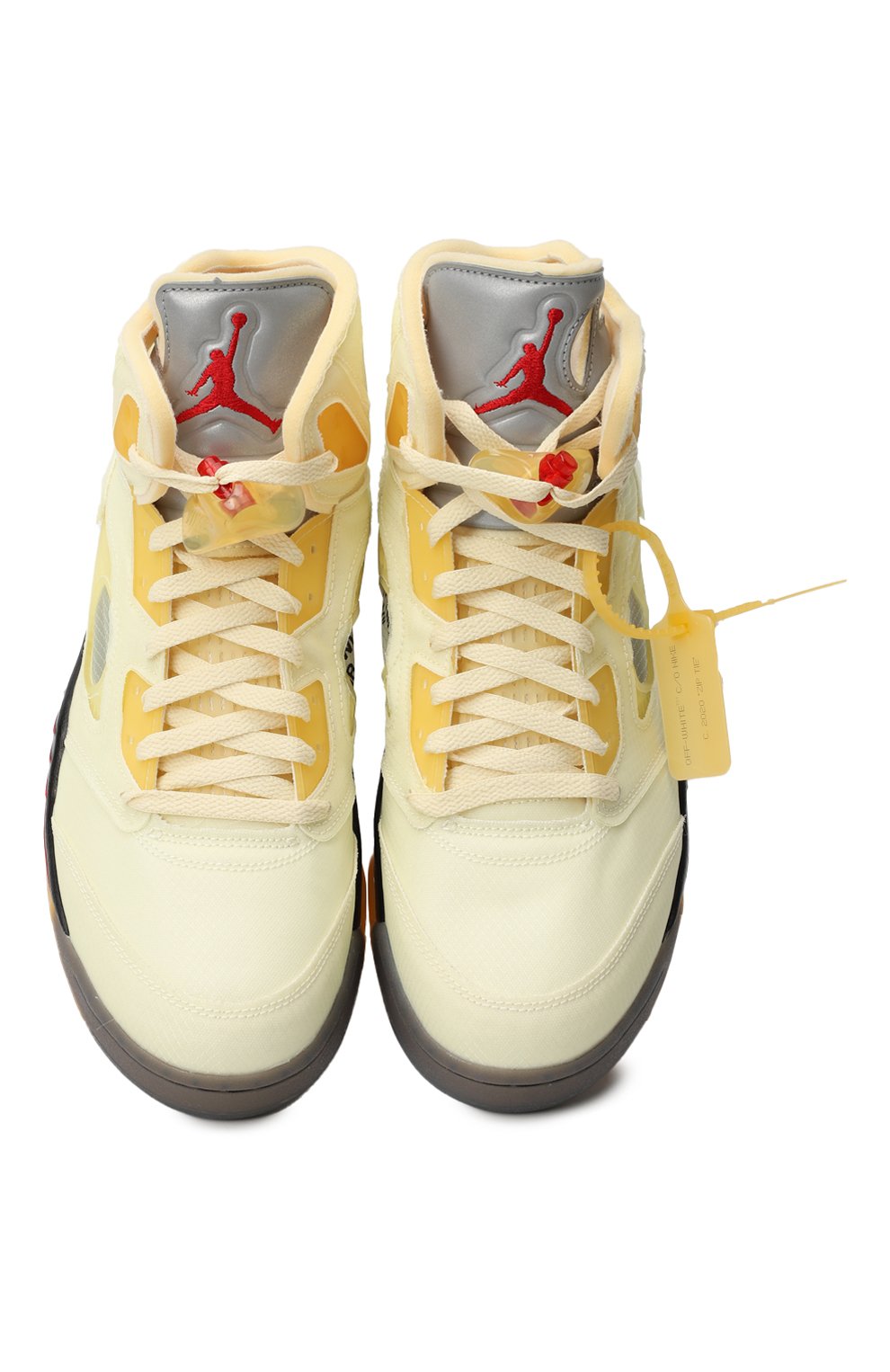 Кроссовки Air Jordan 5 Retro SP Off-White - Sail | Nike | Жёлтый - 2
