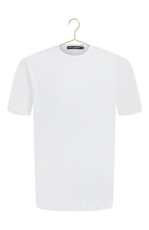 Хлопковая футболка | Dolce & Gabbana | Белый - 1