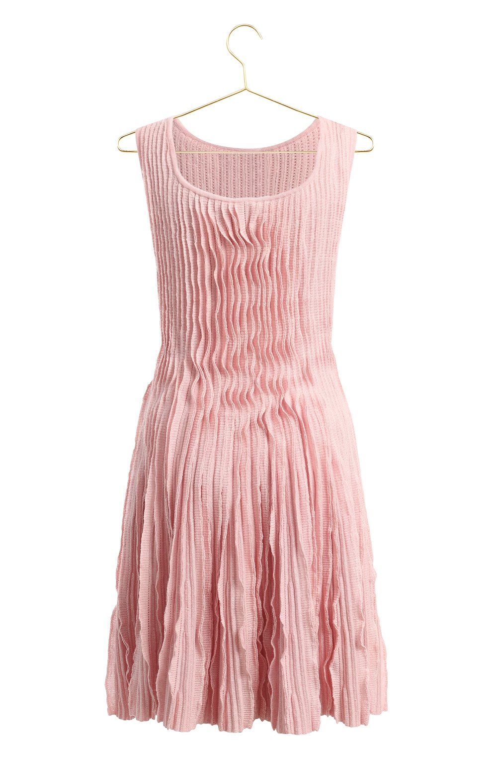 Платье из кашемира и льна | Chanel | Розовый - 2