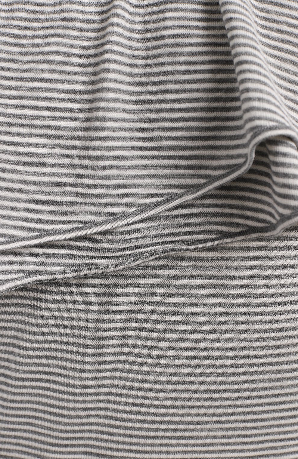 Блузка из шерсти и кашемира | Brunello Cucinelli | Серый - 3