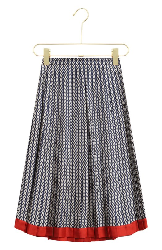 Шелковая юбка | Valentino | Синий - 1