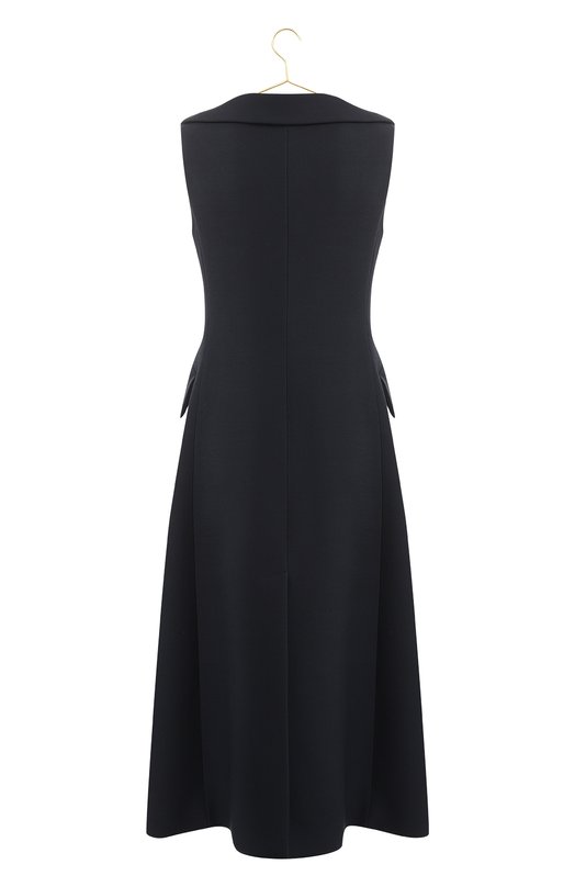 Платье из шерсти и шелка | Dior | Синий - 2