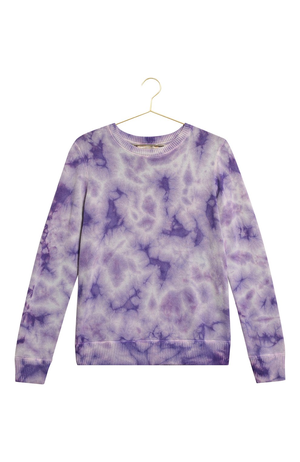 Пуловер из кашемира и хлопка | Michael Kors Collection | Фиолетовый - 1