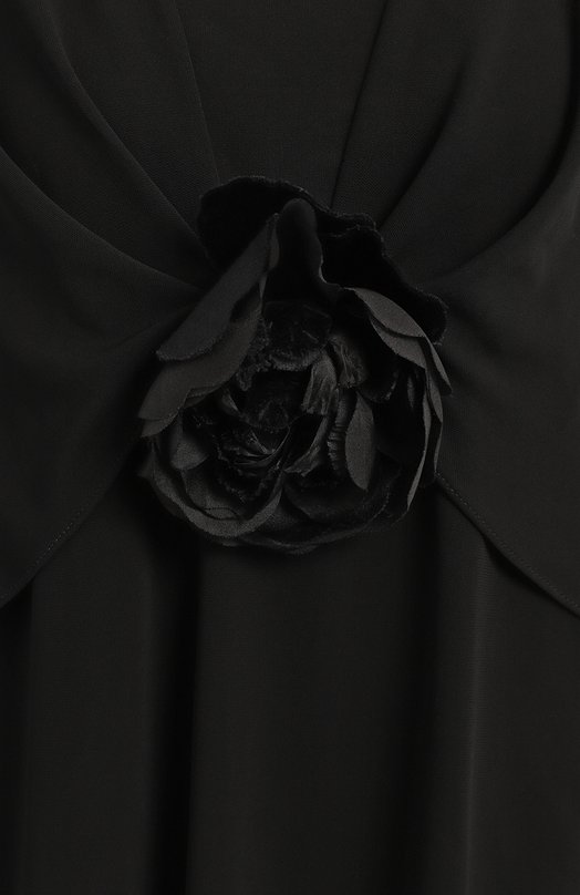Блузка из вискозы | Saint Laurent | Чёрный - 3