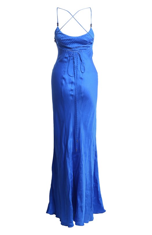 Шелковое платье | Galvan London | Синий - 2
