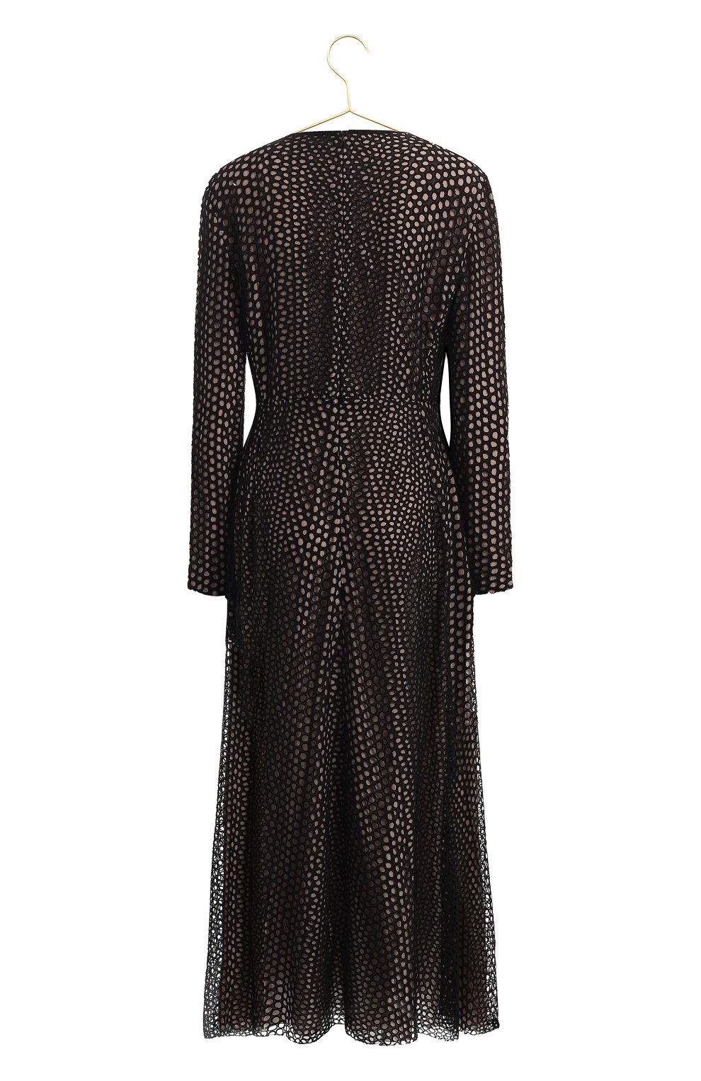 Платье из хлопка и шелка | Lanvin | Чёрный - 2