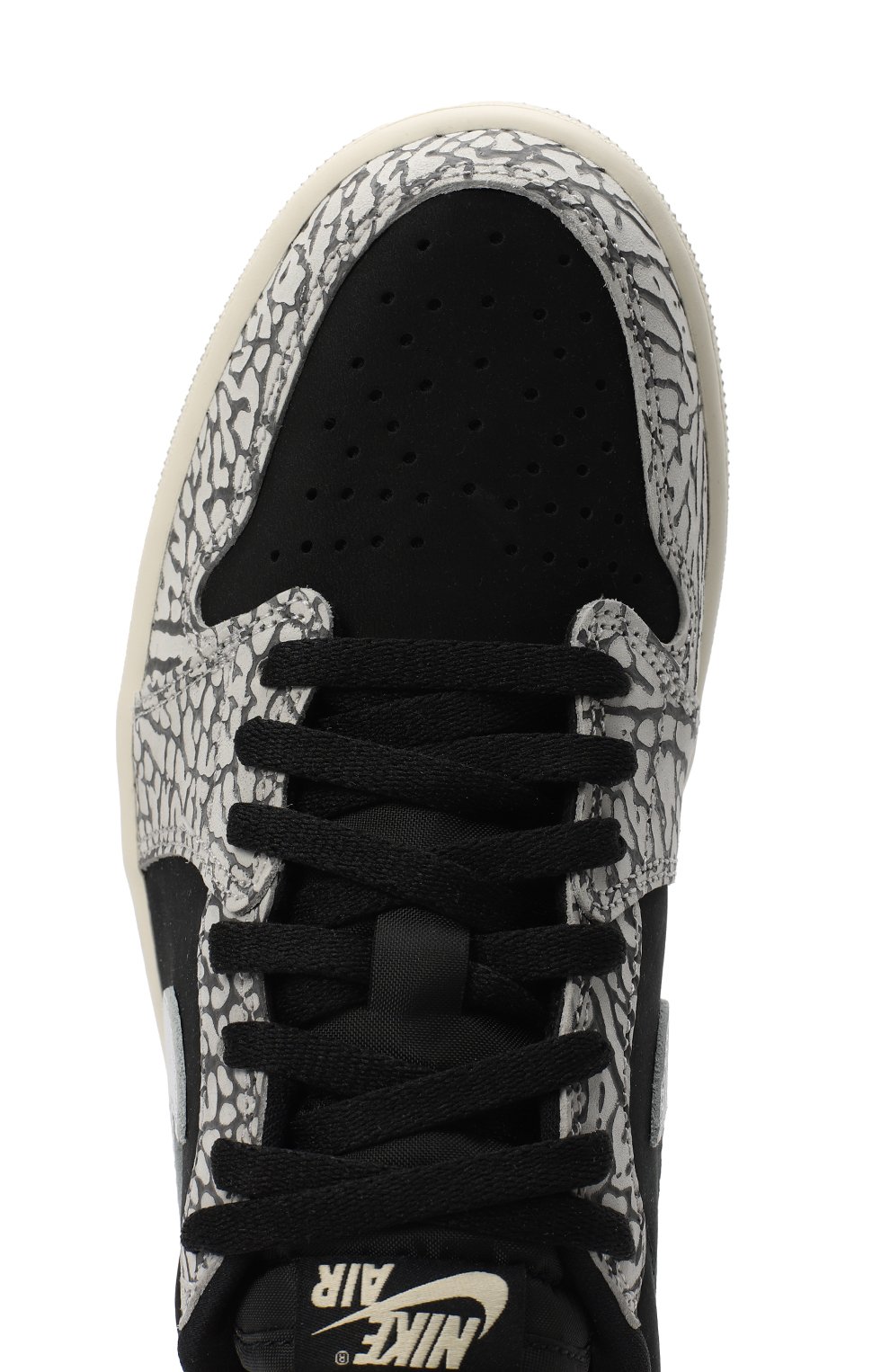 Кеды Jordan 1 Retro Low OG Black Cement | Nike | Чёрно-белый - 9