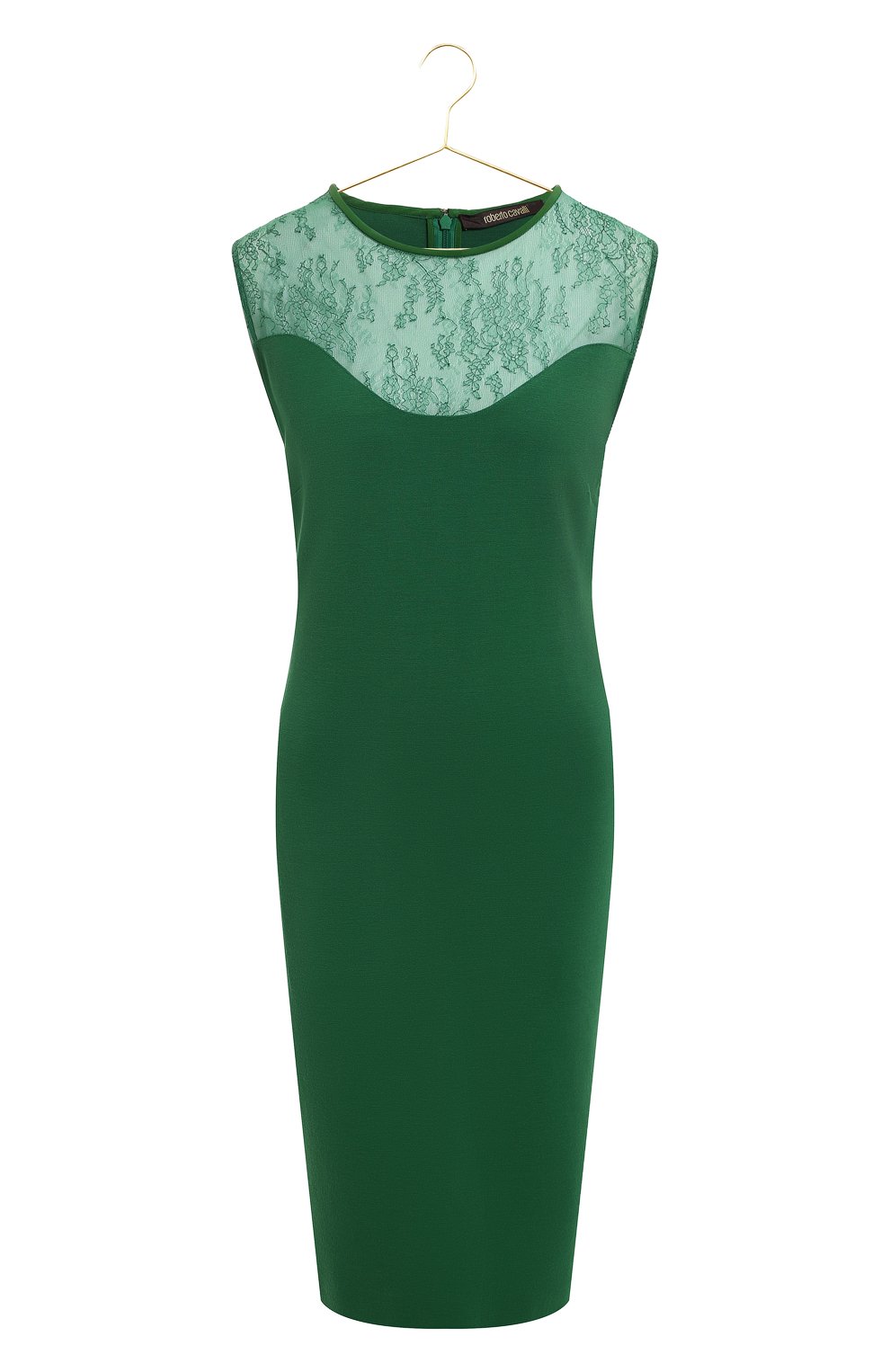 Платье из вискозы | Roberto Cavalli | Зелёный - 1