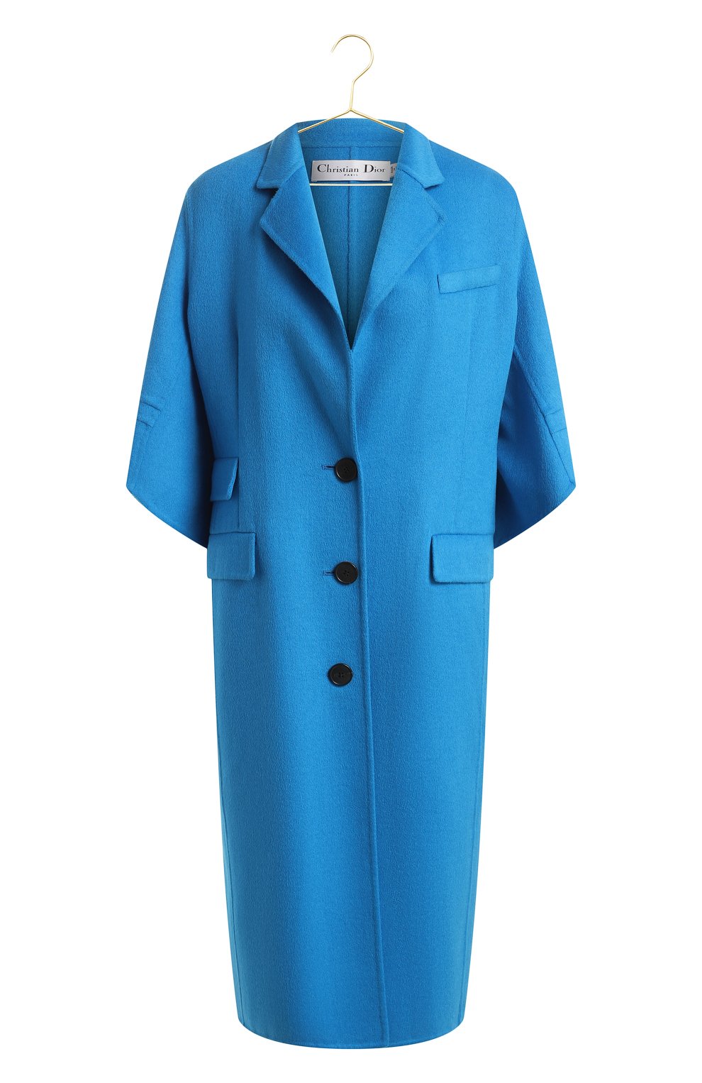 Шерстяное пальто | Dior | Синий - 1